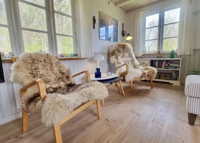 Tatil Evi Schickes-ferienhaus-direkt-am-waldrand *